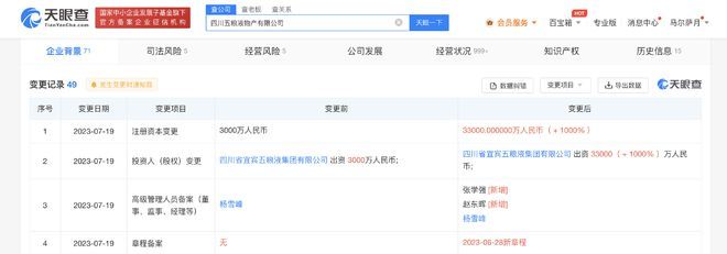 五糧液物產公司增資擴產，薯類銷售業務迎來戰略升級